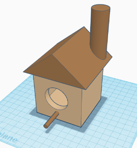 How to Make a Birdhouse in TinkerCad