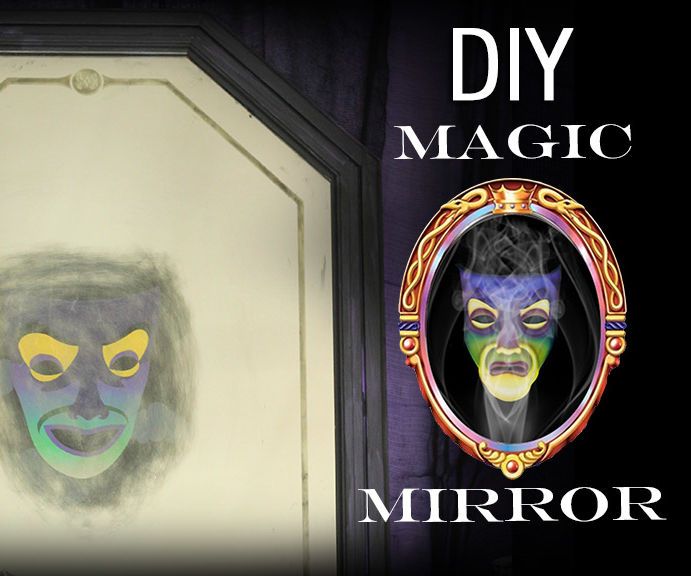 DIY Magic Mirror Disney Villains Craft