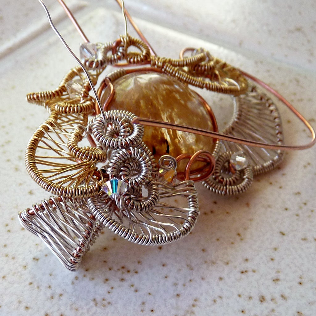 Wire weave pendant Clearance