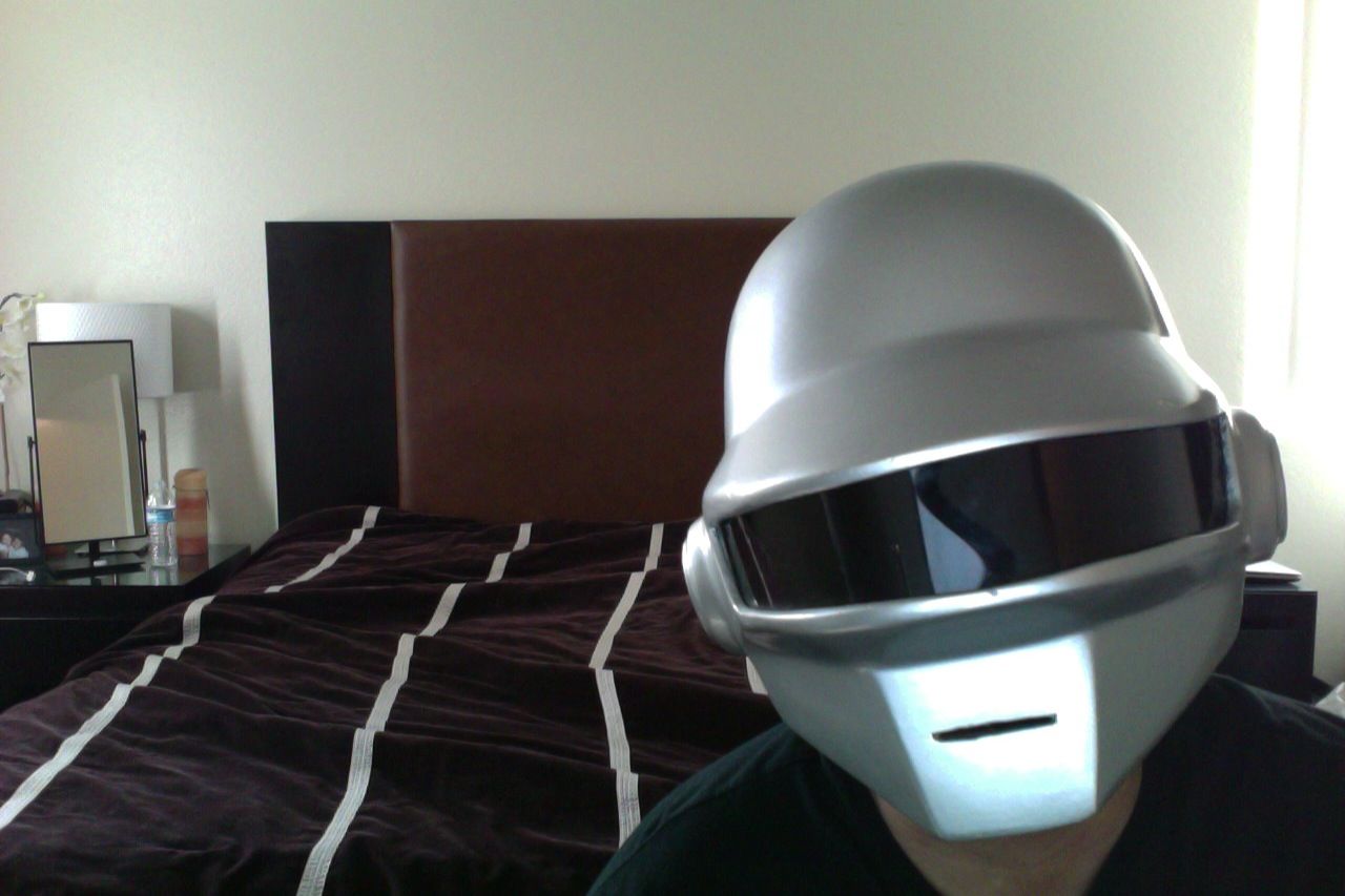 Daft Punk Helmet Homemade