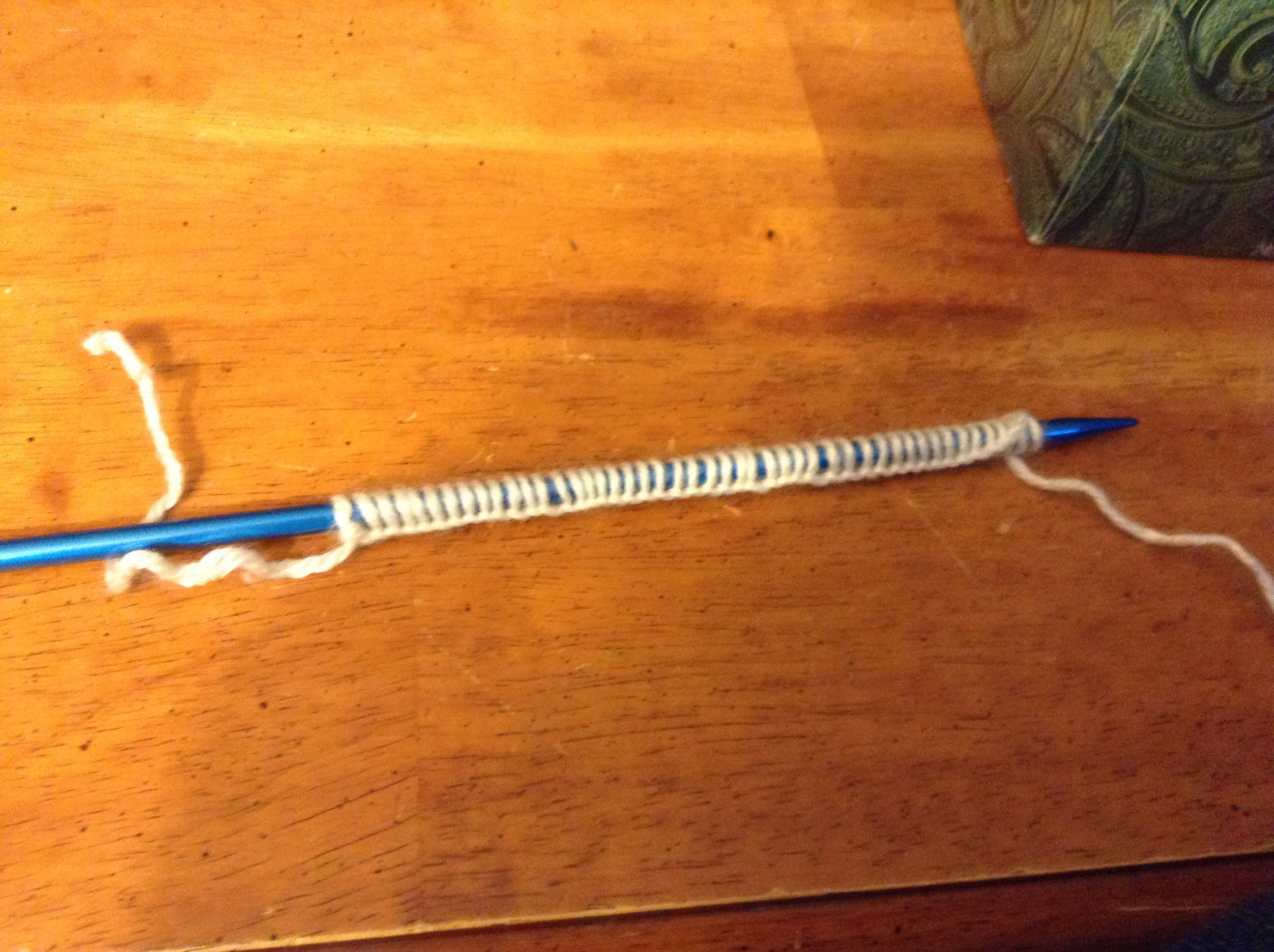 Knitting Casting on (The Loop Method) 3 Steps Instructables