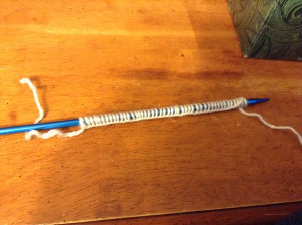 Knitting: Casting on (The Loop Method)