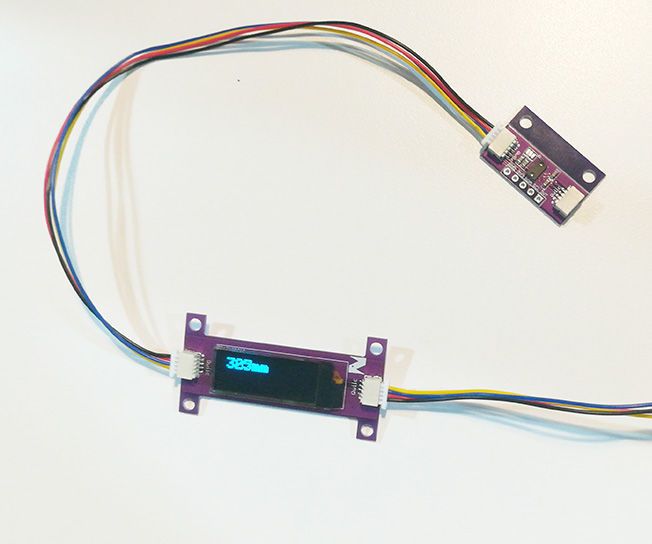 A Quick Project With PsyFi32, OLED Display, and TOF Sensor.