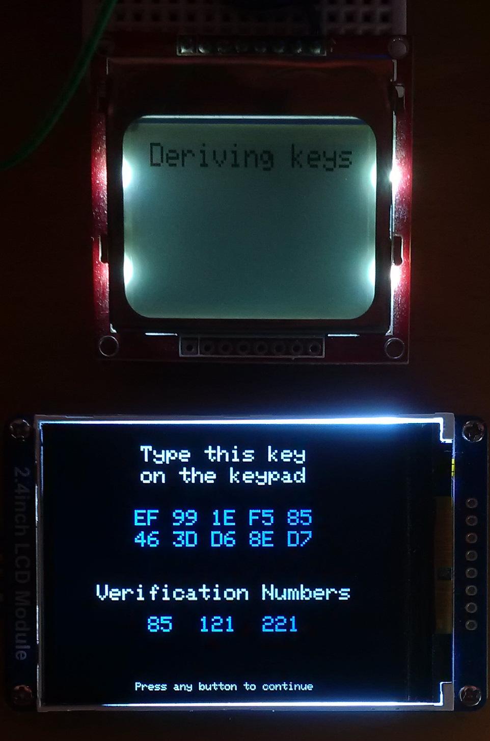Send Password to the Receiver