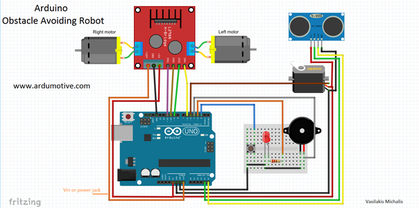 Arduino Obstacle Avoiding Robot : 7 Steps (with Pictures) - Instructables
