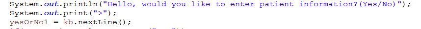 Step 4: Creating Print Statements/Setting Up While Loop