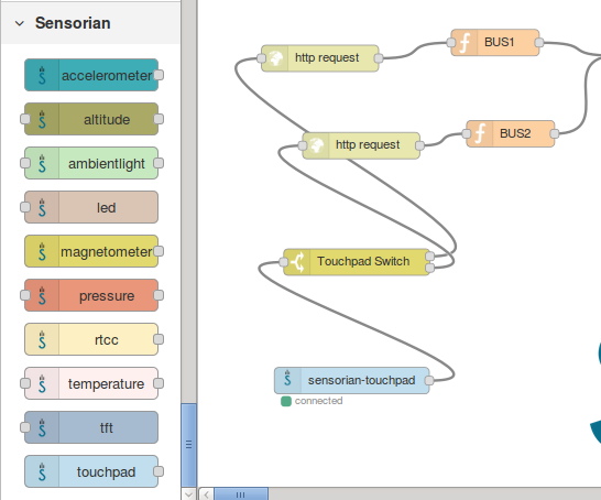 Node-RED Application Development With Sensorian