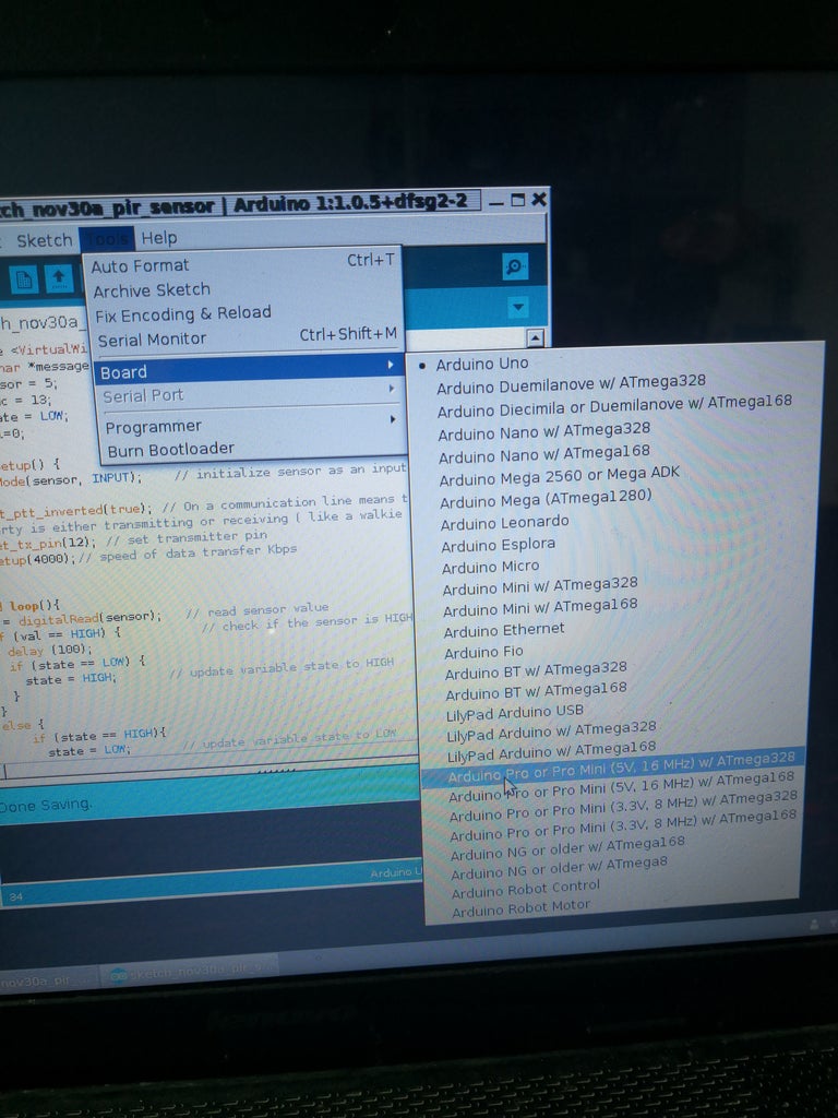 How to Program Arduino Pro Mini With Arduino Uno : 4 Steps - Instructables
