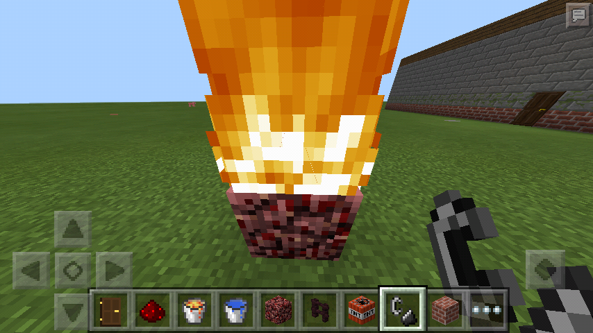 How to Make a Fire That Will Never Go Out on Minecraft Pe