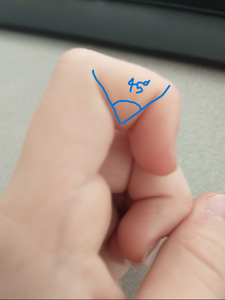 Cutting a 45° Angle