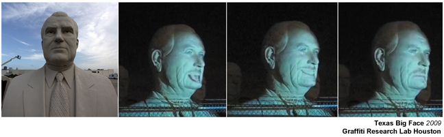 Texas Big Face - 3D Face Projection How To