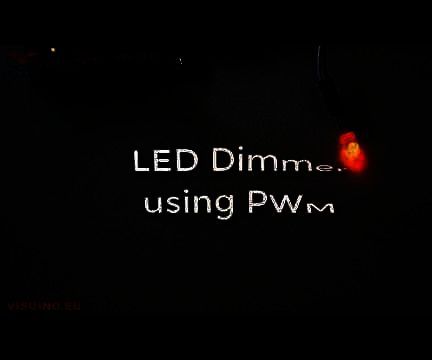 Visuino How to Use Pulse Width Modulation (PWM) to Change Brightness of a LED