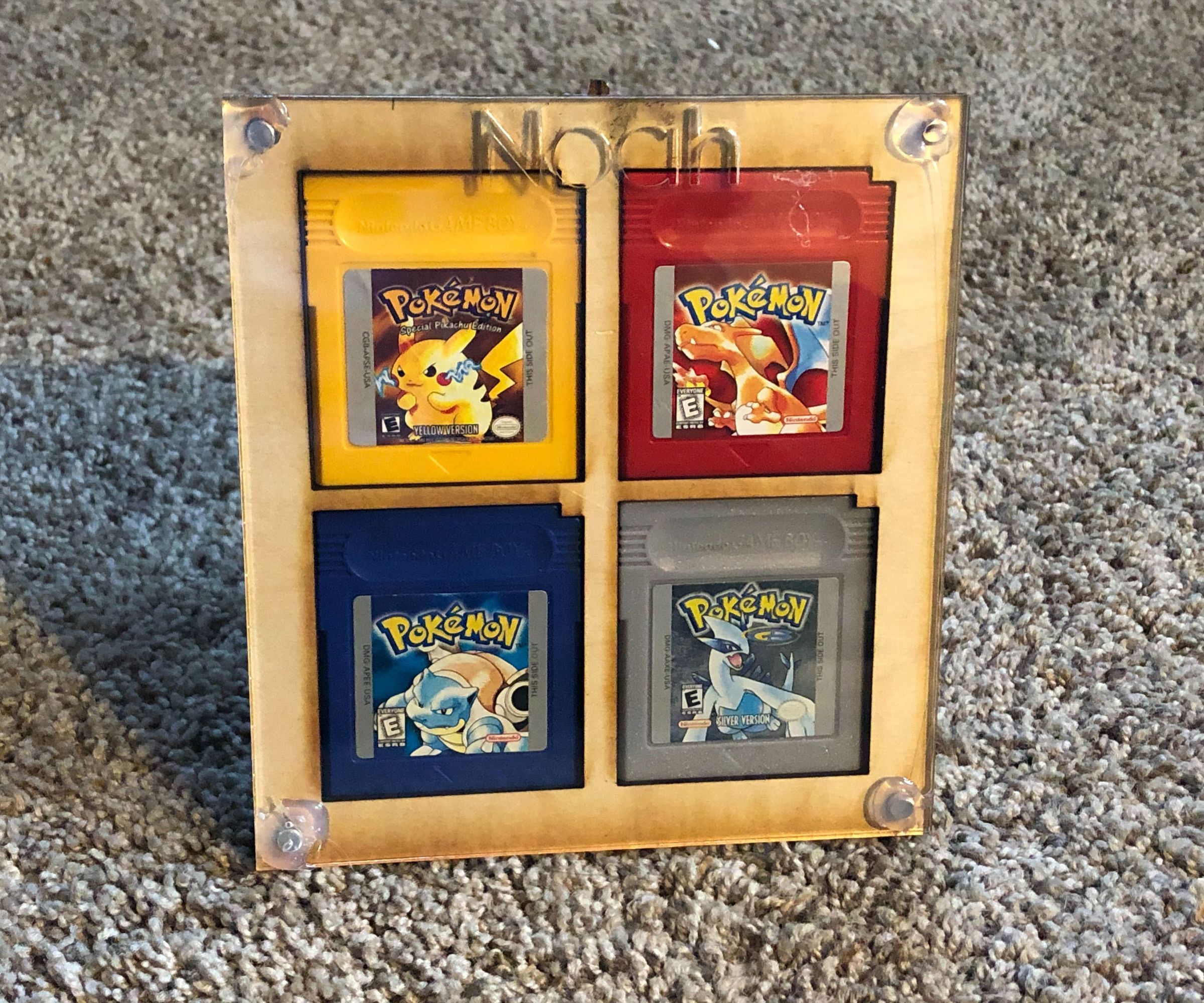 Gameboy Cartridge Display and Shelving