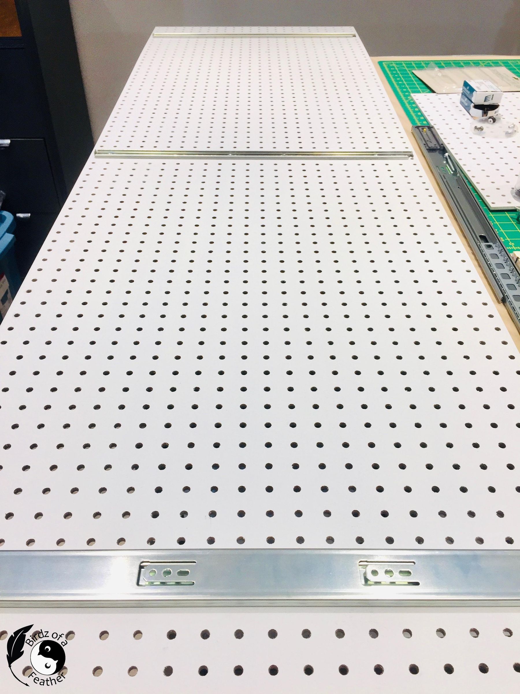 How to Make a Pull Out Pegboard Organizer 11 Steps (with Pictures