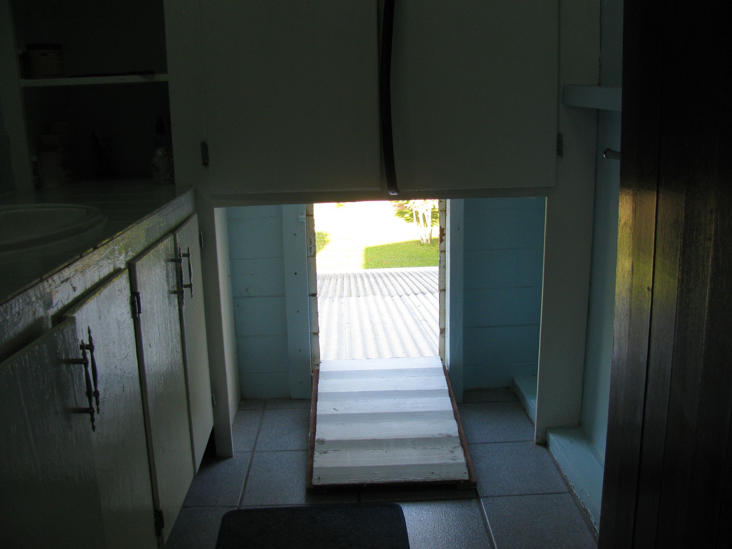 Fire and "bandit" Escape Door.... Through the Wall!