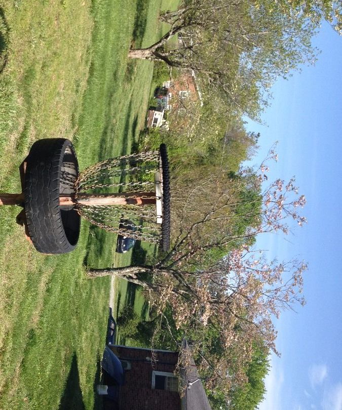 Homemade Disc Golf Basket