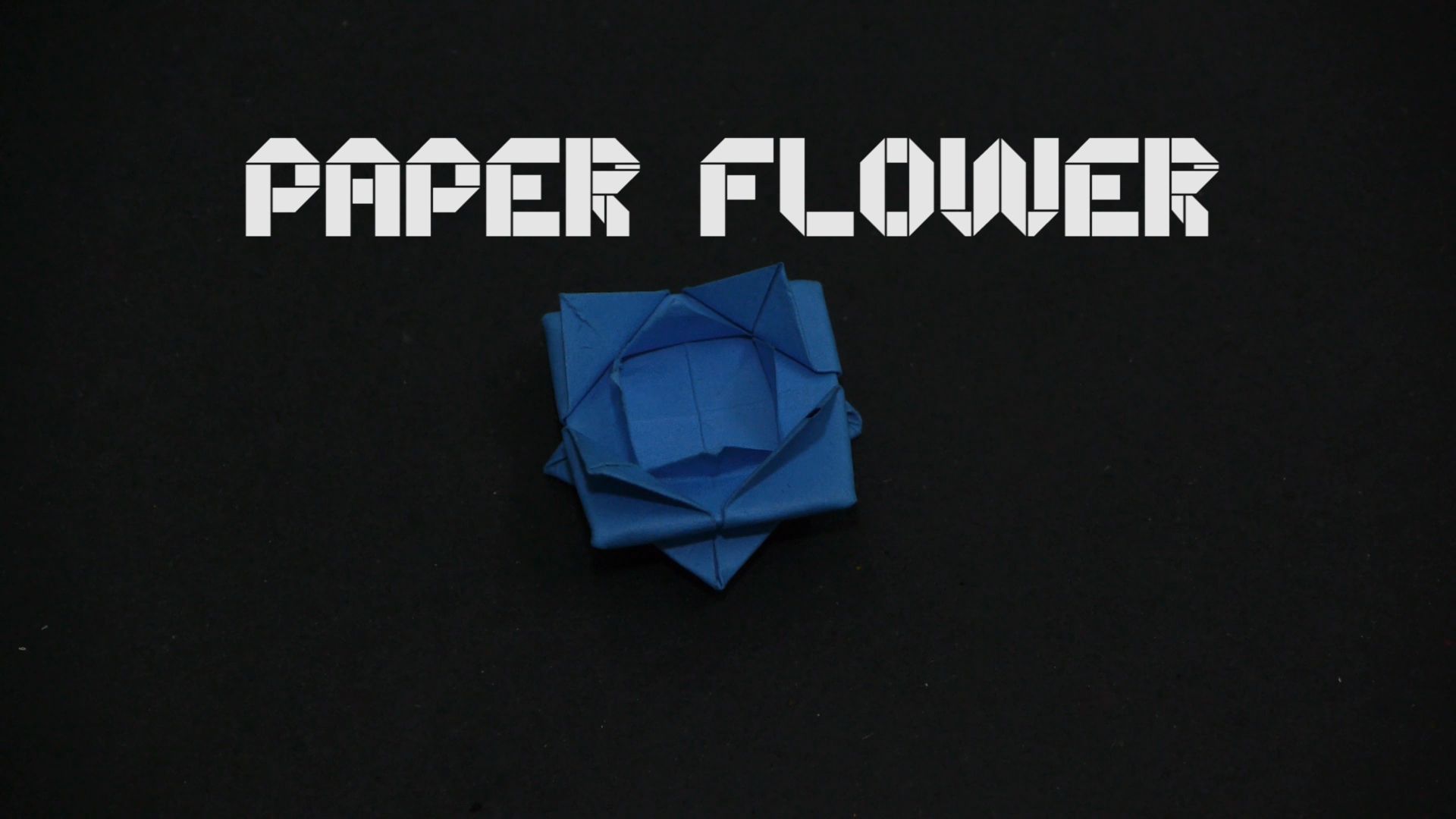 Origami Paper Flower  - Paper Flower Folding (By OrigamiArtists)