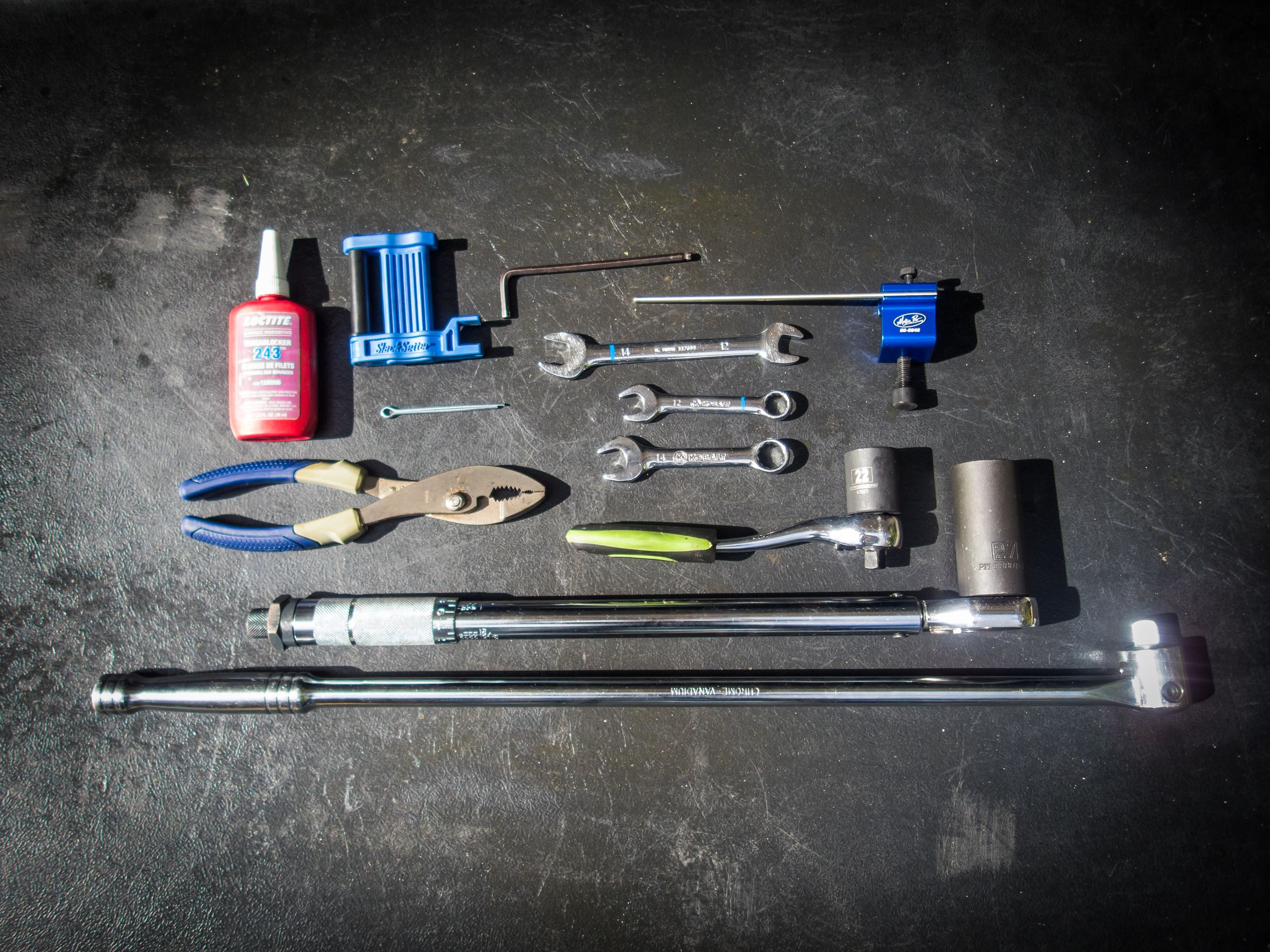 DIY Motorcycle Chain Tension Adjustment & Rear Wheel Alignment 13