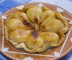 Caramelized Upside Down Pear Tart