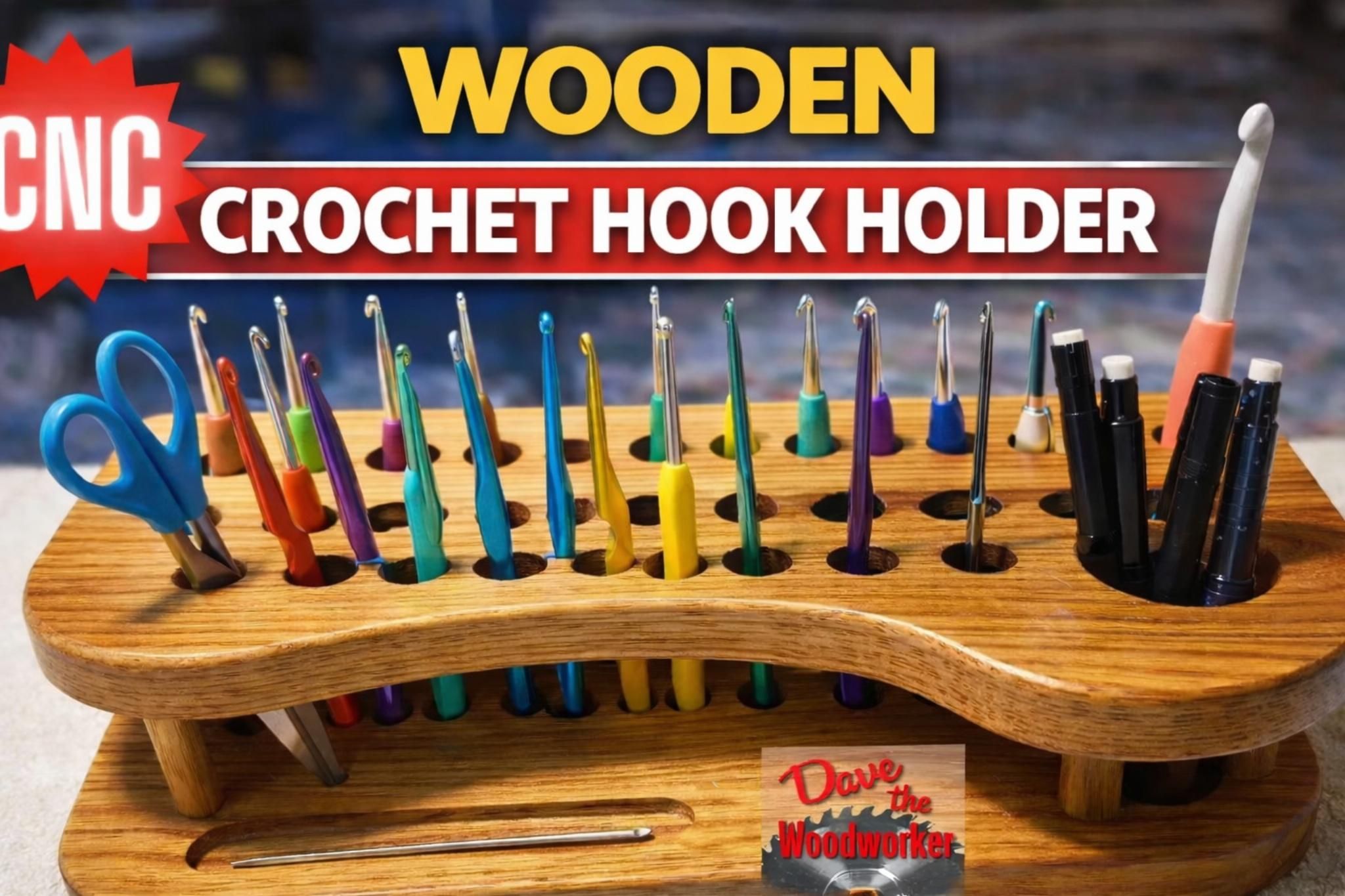 Wooden Crochet Hook Holder : 10 Steps (with Pictures) - Instructables