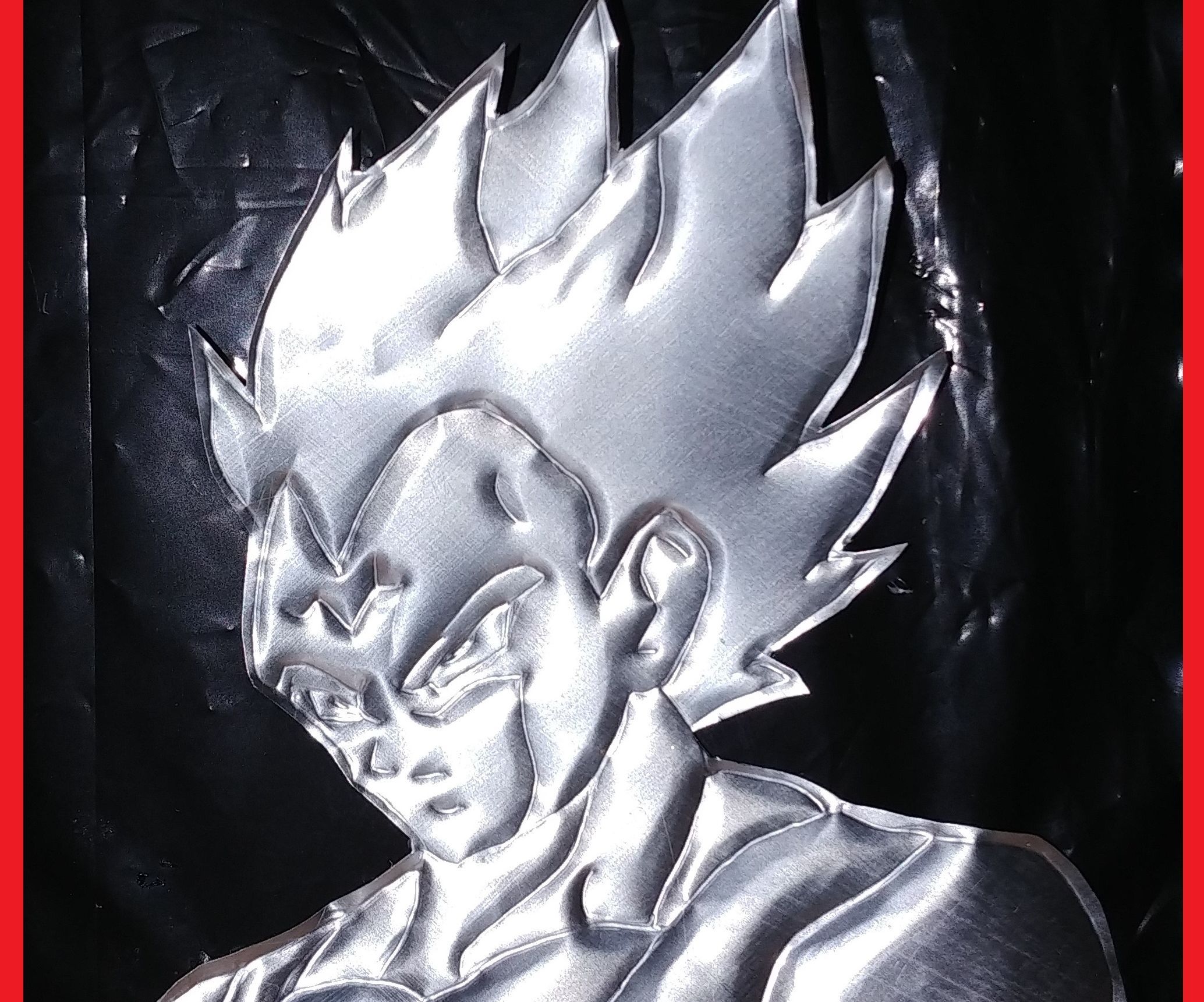 KING Vegeta TrAsH Art
