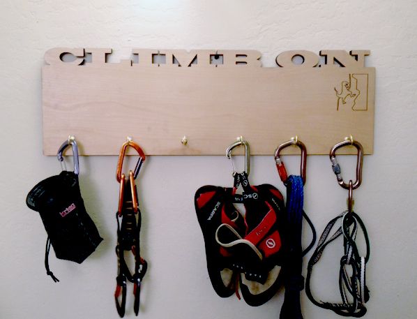 Rock Climbing Equipment Rack