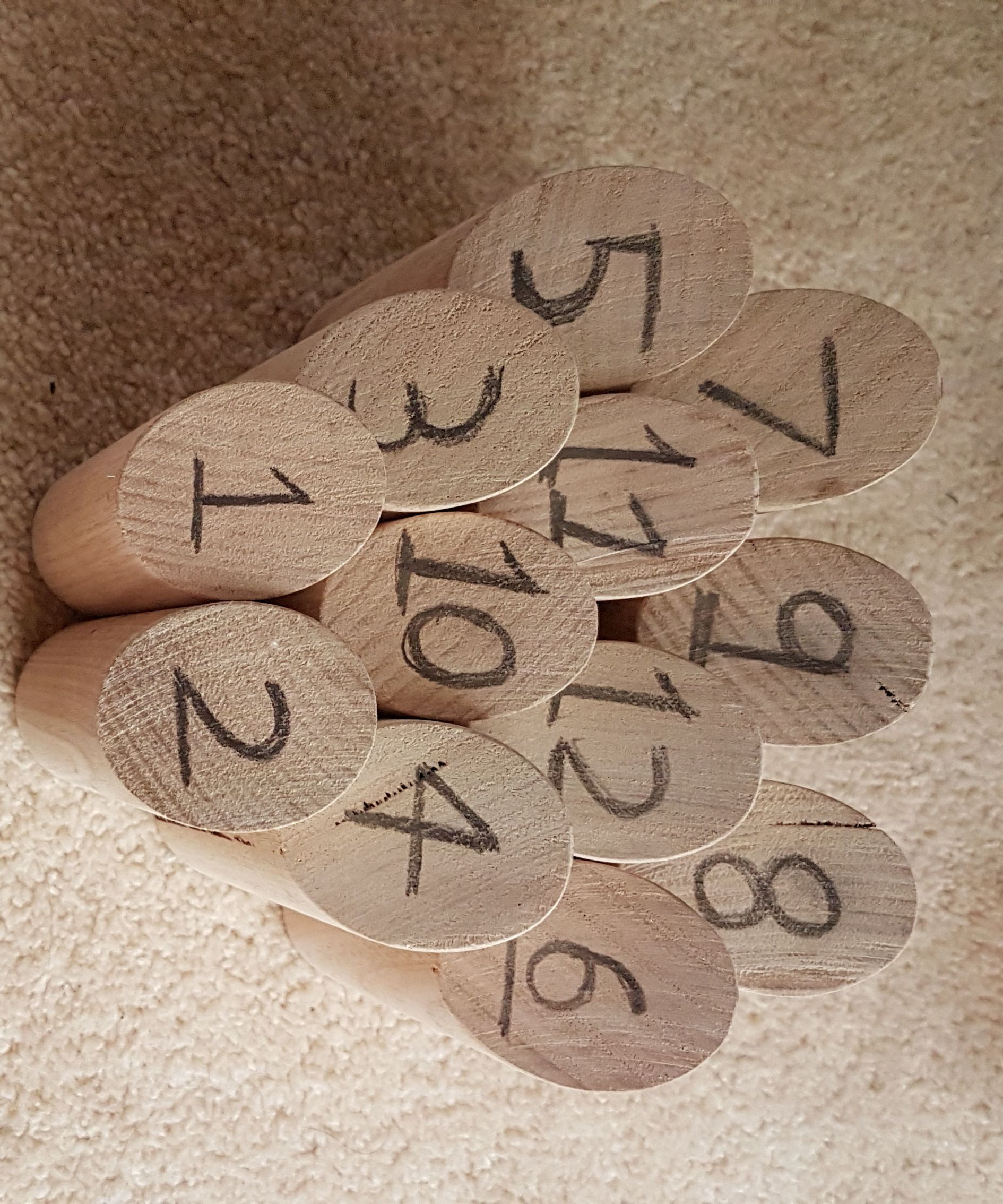 Home Made Finska (molkky) Set