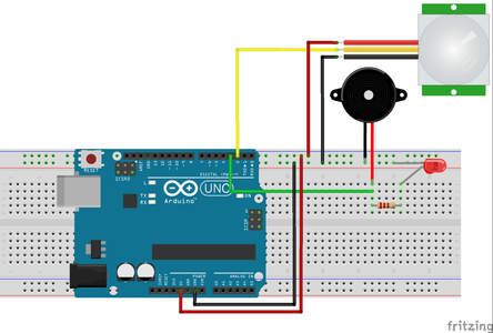 How to Connect PIR Sensor With Arduino Microcontroller