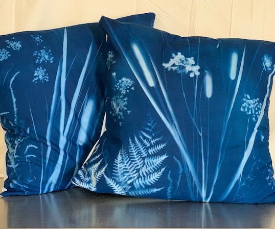 Sunprinted Pillows