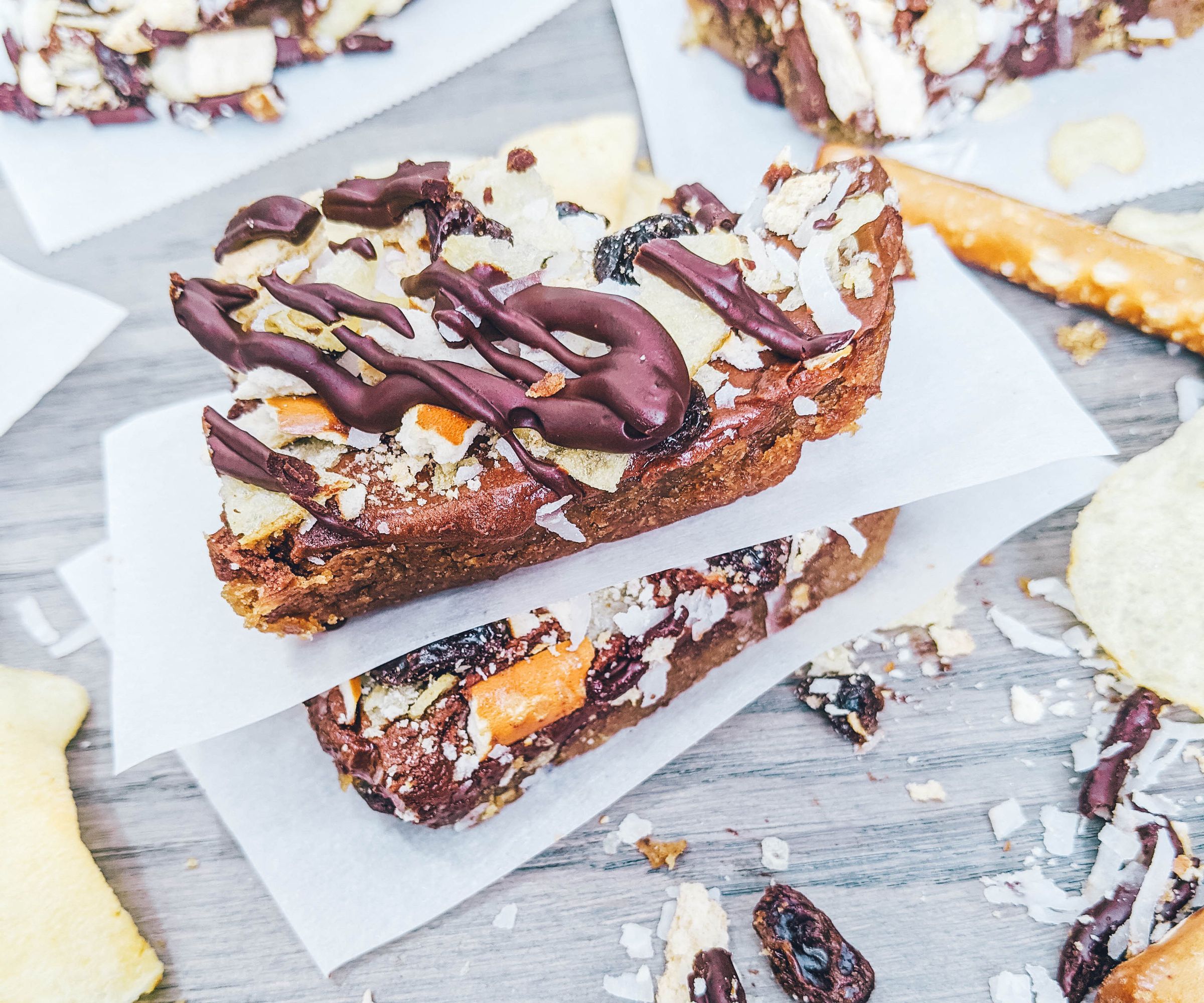 Kitchen Cabinet Cookie Bars Using Mashed Potatoes