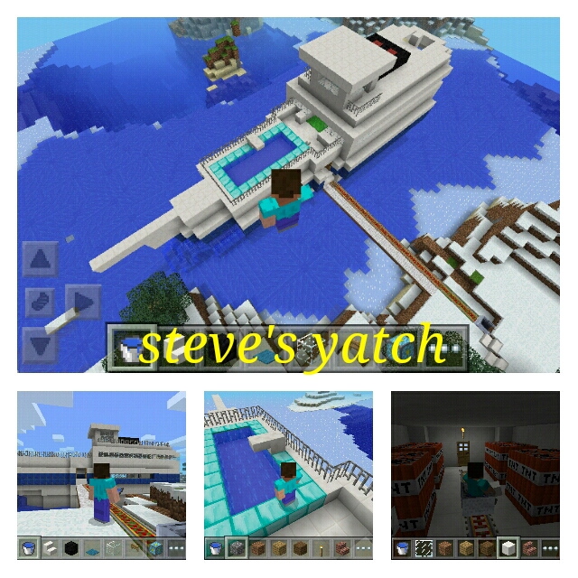 minecraft- steve's yatch