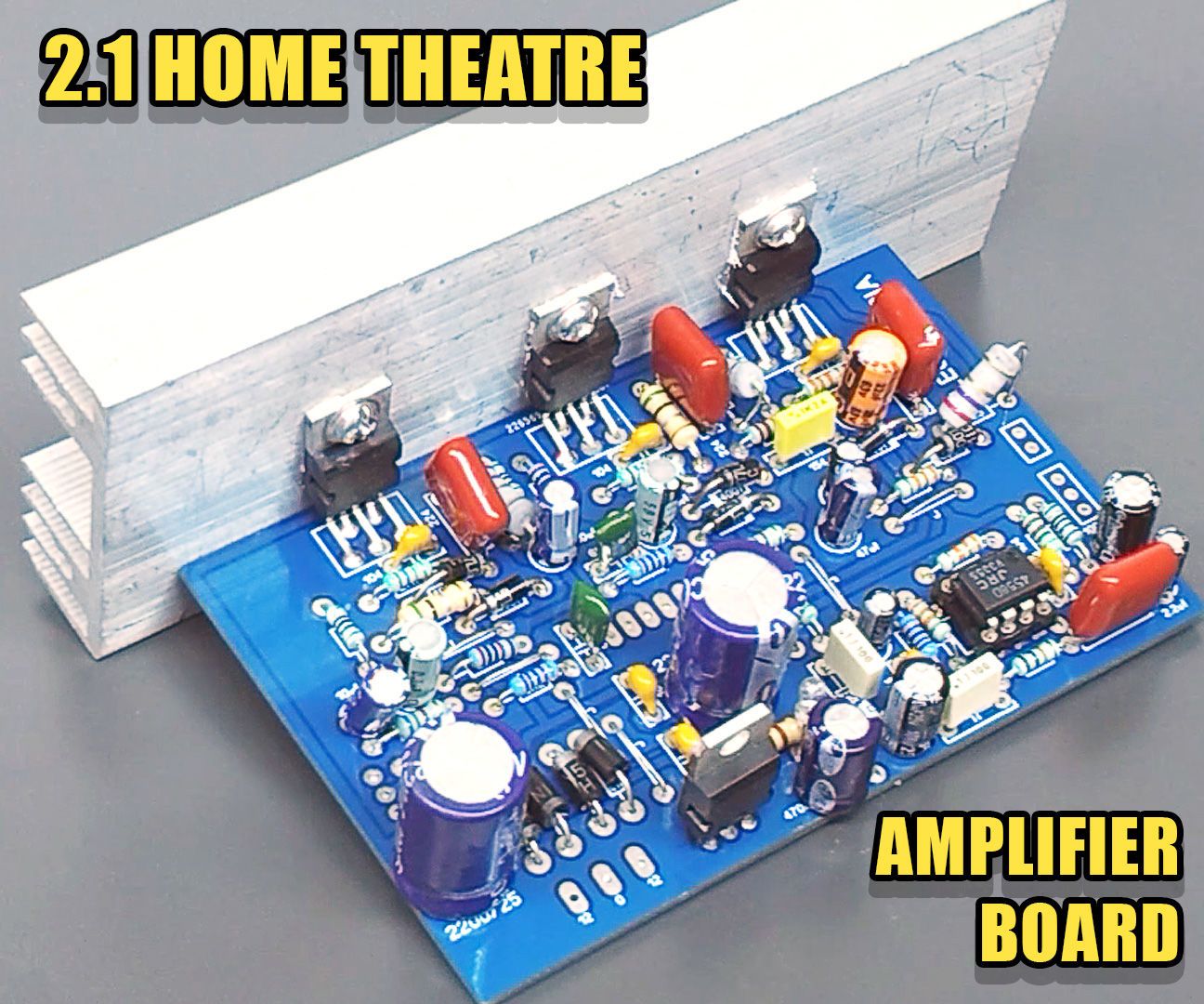 2.1 Home Theatre Audio Amplifier Board With TDA2030