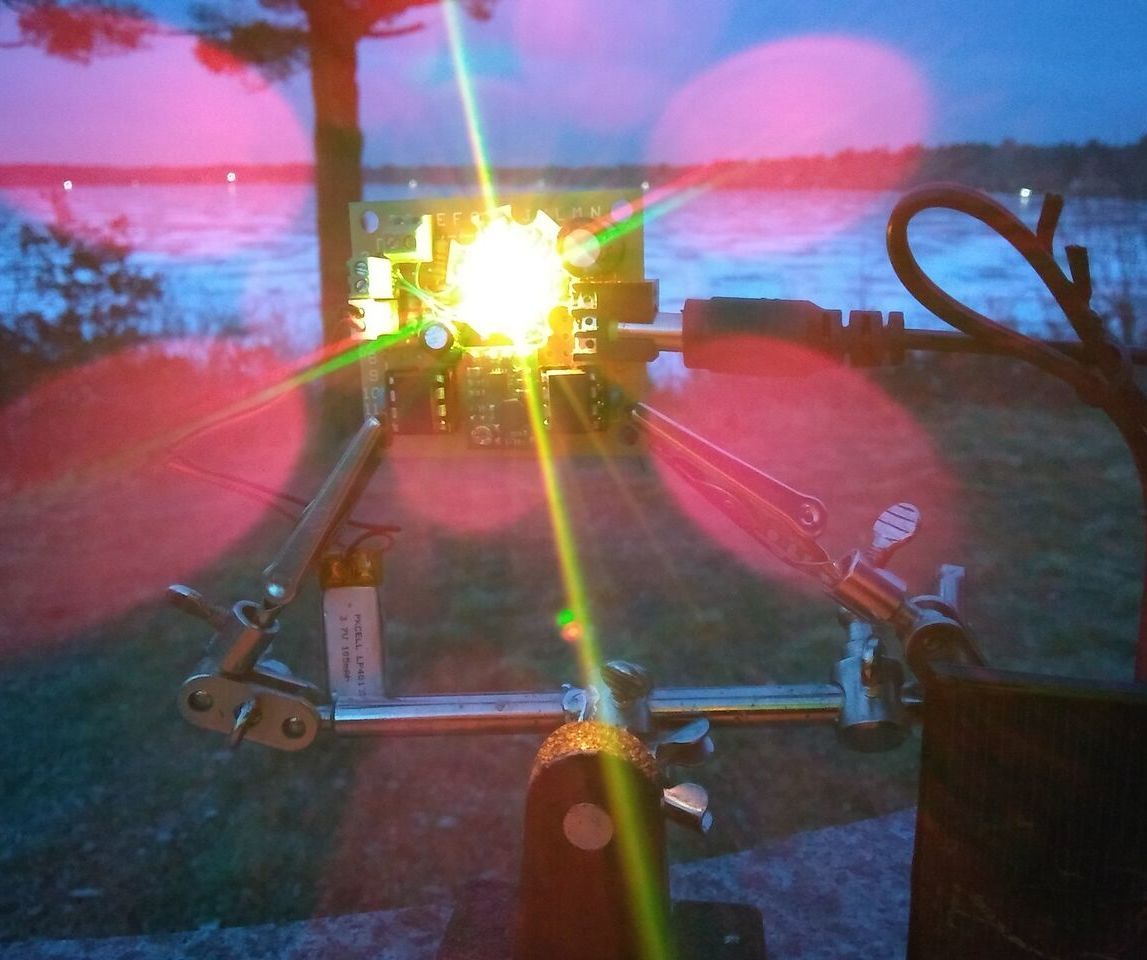 XOD-powered Rechargeable Solar Lamp