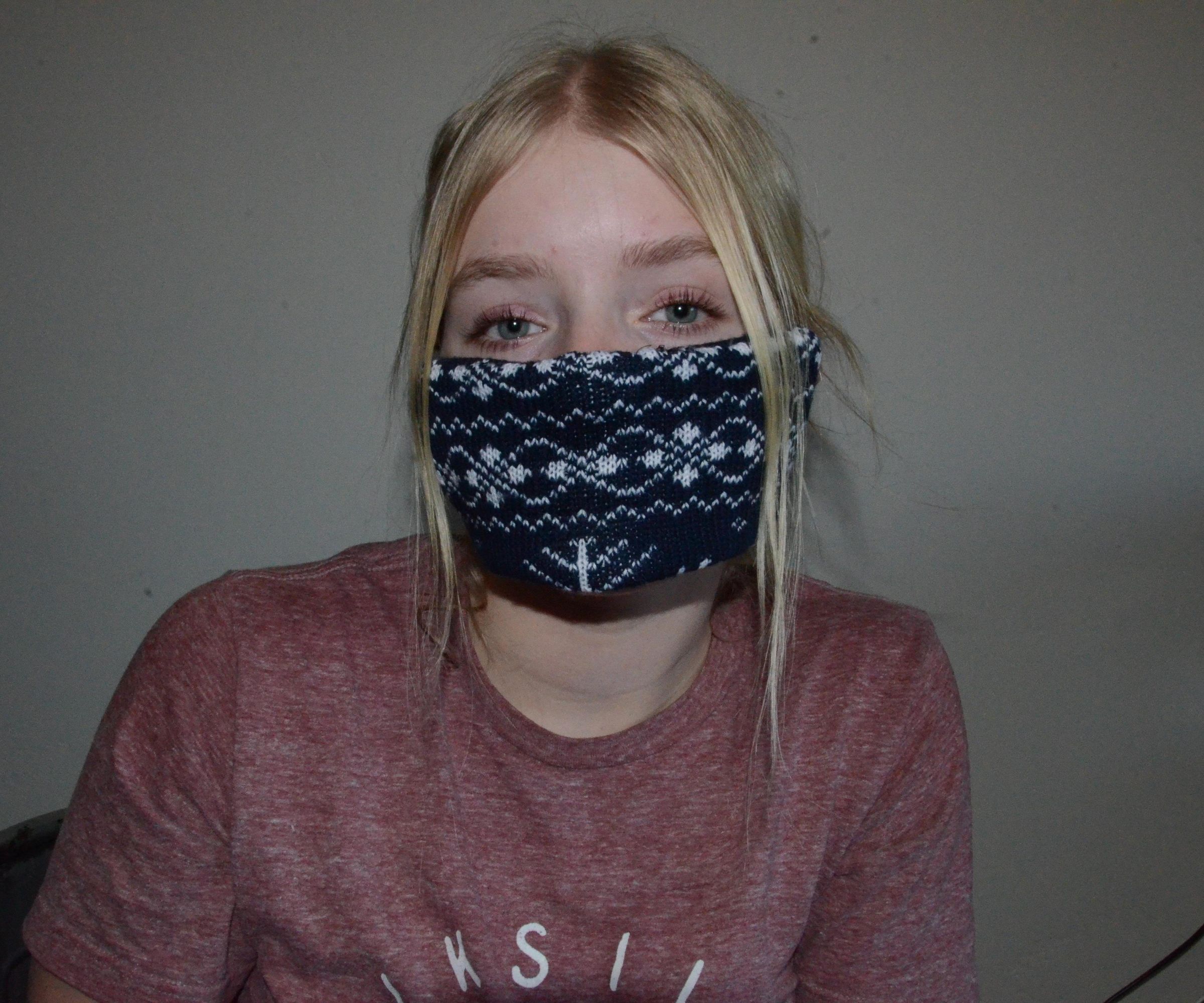 Upcycled Winter Face Mask