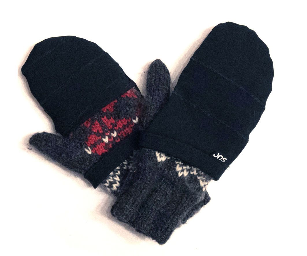 Turn Your Gloves Into Temporary Mittens