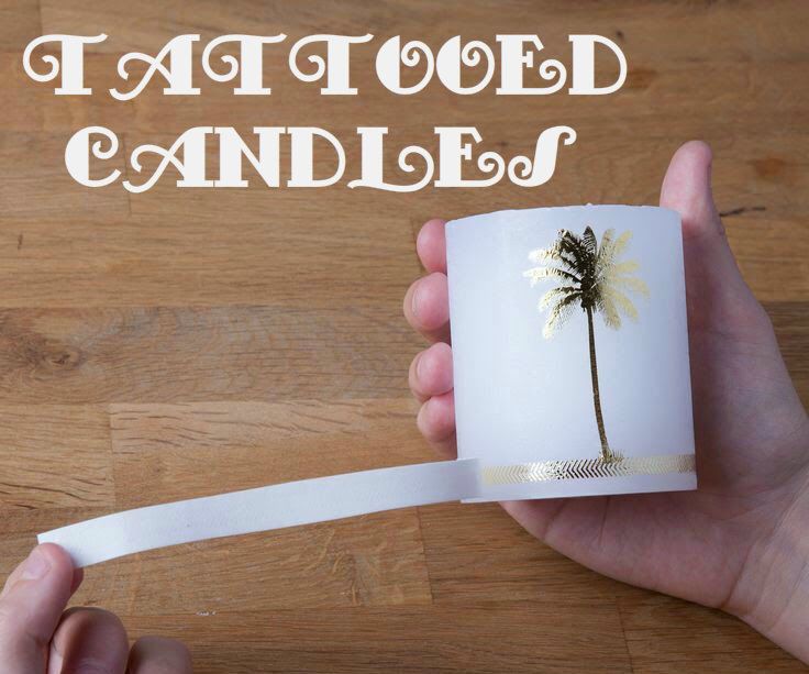 Tattooed Candles