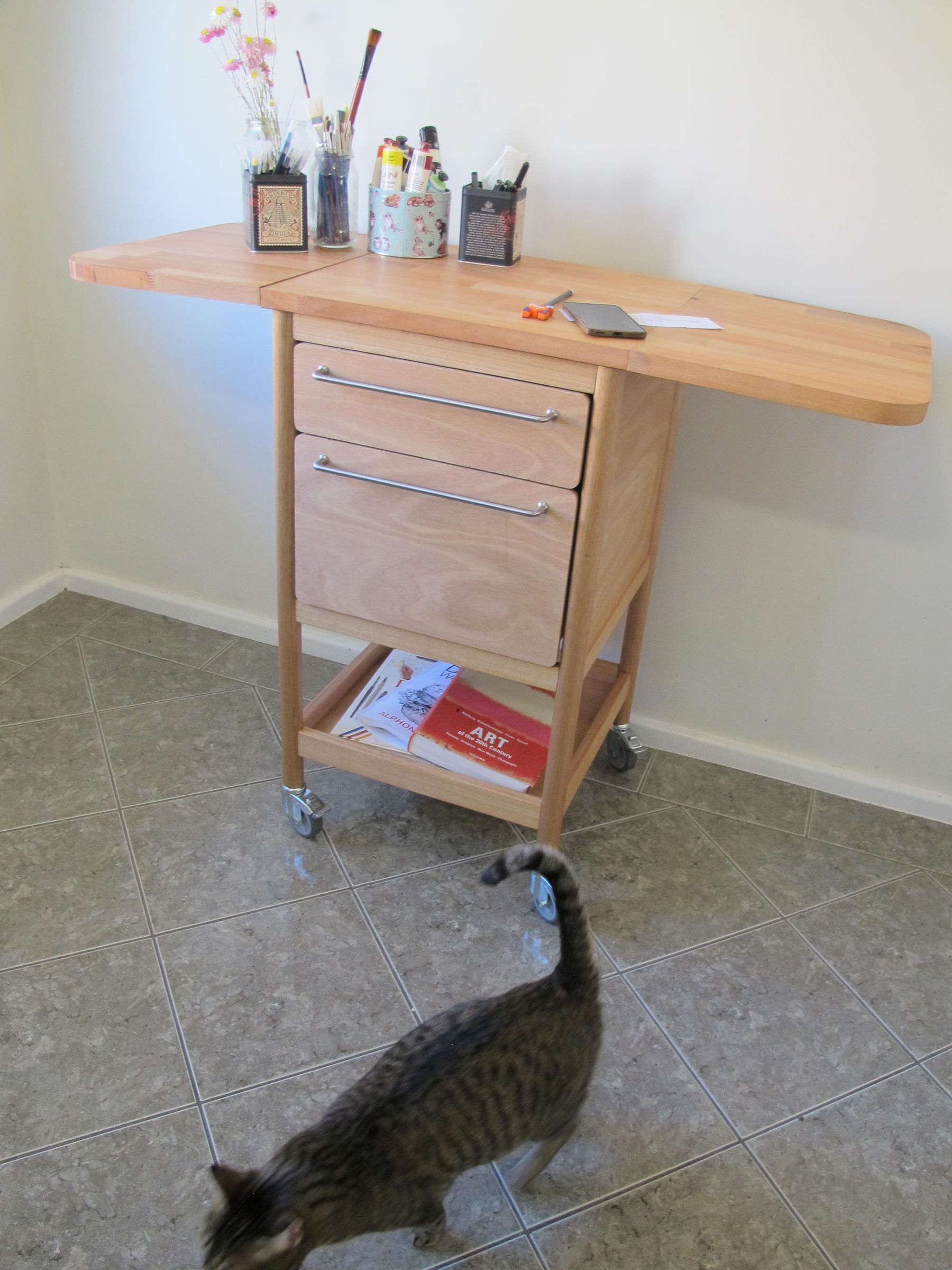 Mobile Folding Craft Station 15 Steps (with Pictures) Instructables