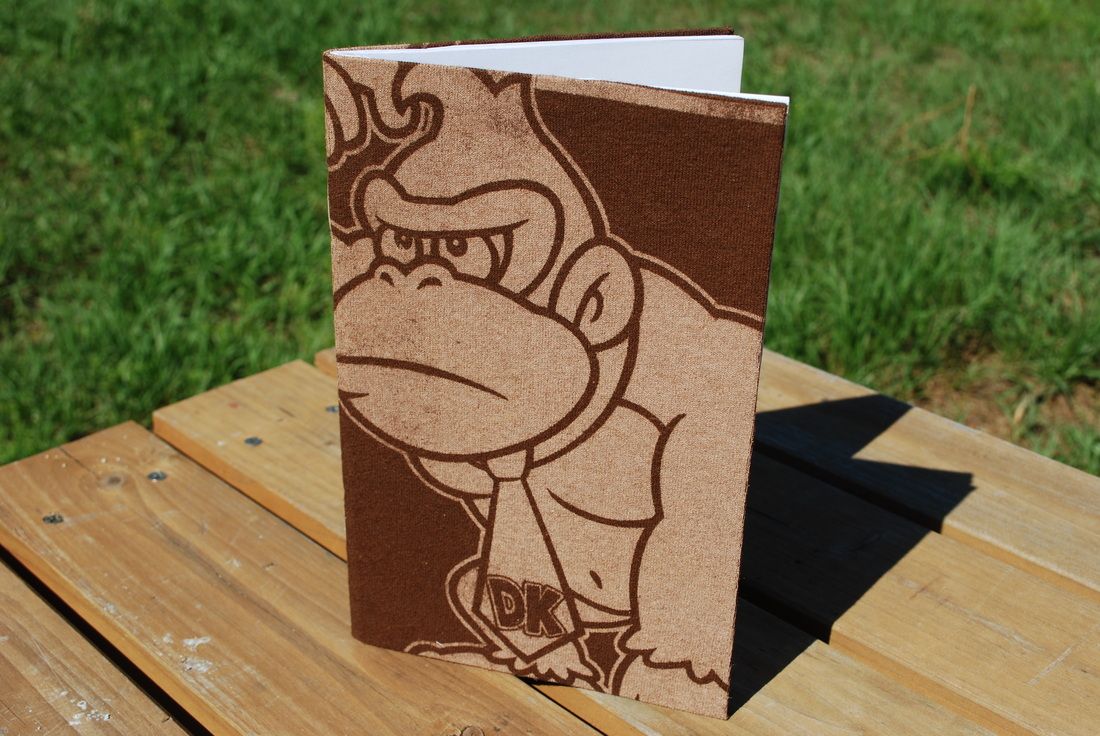 Recycled T-Shirt Journal - With Donkey Kong, Harry Potter, and Other Nerdy Things