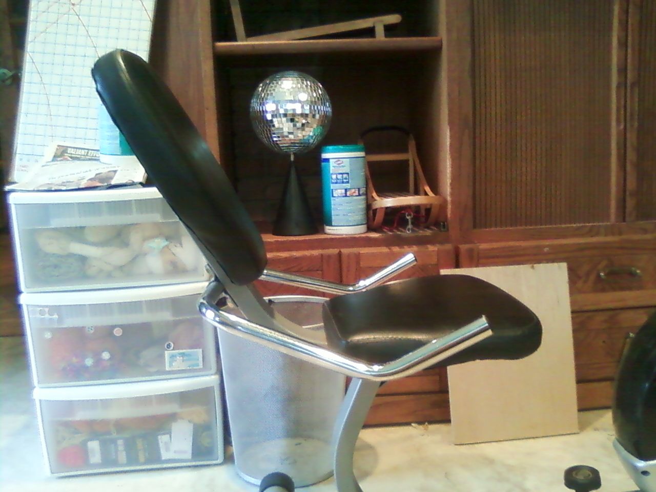 desk attachment for stationary bike