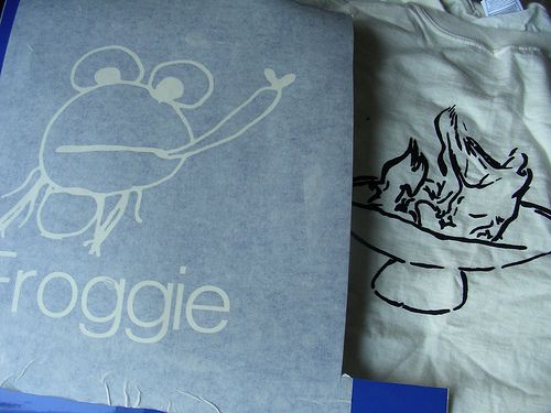 convert an image for silkscreen with gimp, lacquer stencil and pen