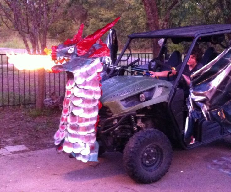 Fire Breathing Dragon - Halloween Prop