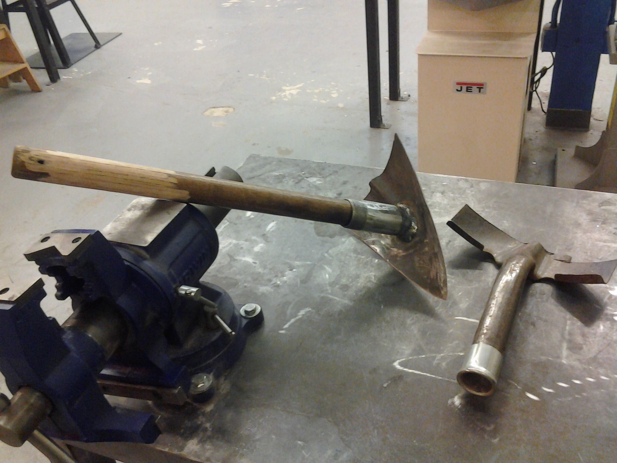 small hoe scrapper and pick