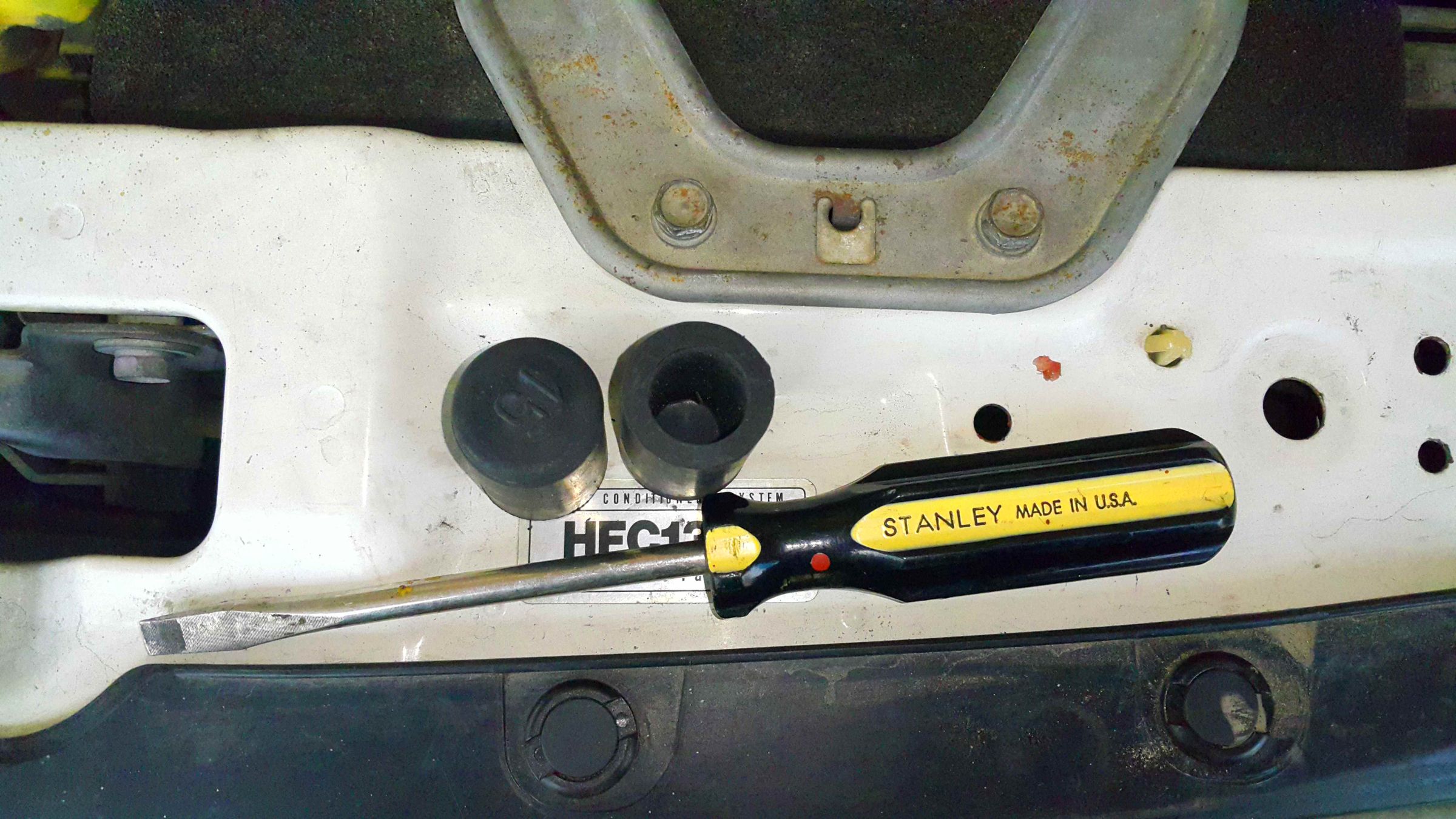 Replacing Rubber Hose Caps in My Car. 