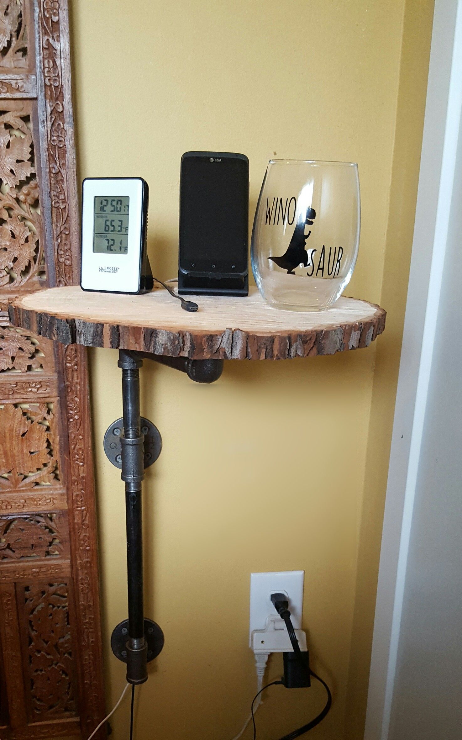 Compact Pipe Nightstand 