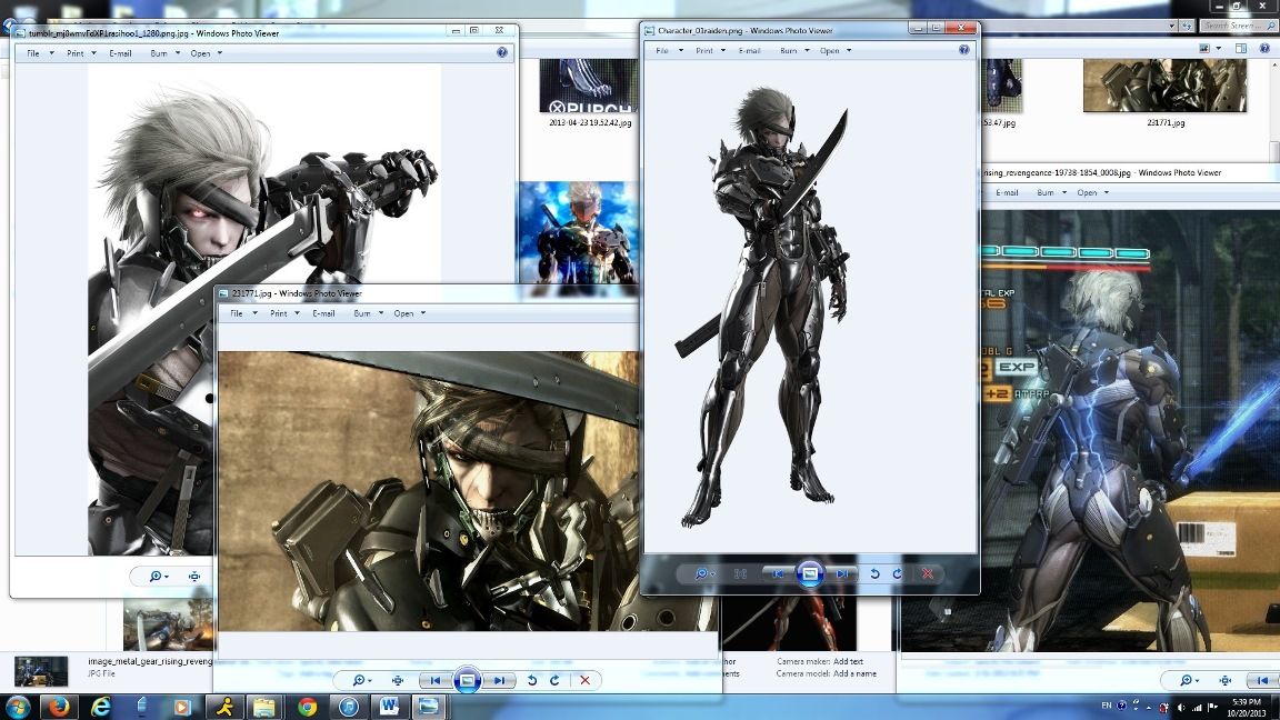 Raiden (Cyborg Ninja) W/ Motorized Face Shield From Metal Gear : 9 ...