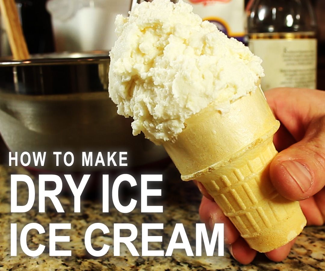 How to Make Carbonated Ice Cream, "Halloween Style"! (Dry Ice Cream