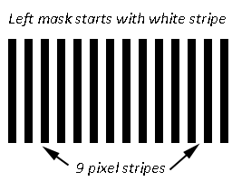 Create a Mask for the Left and Right Image