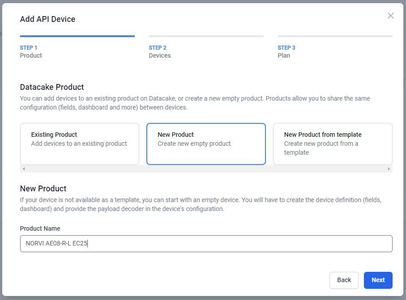 For the MQTT Integration Select the API.