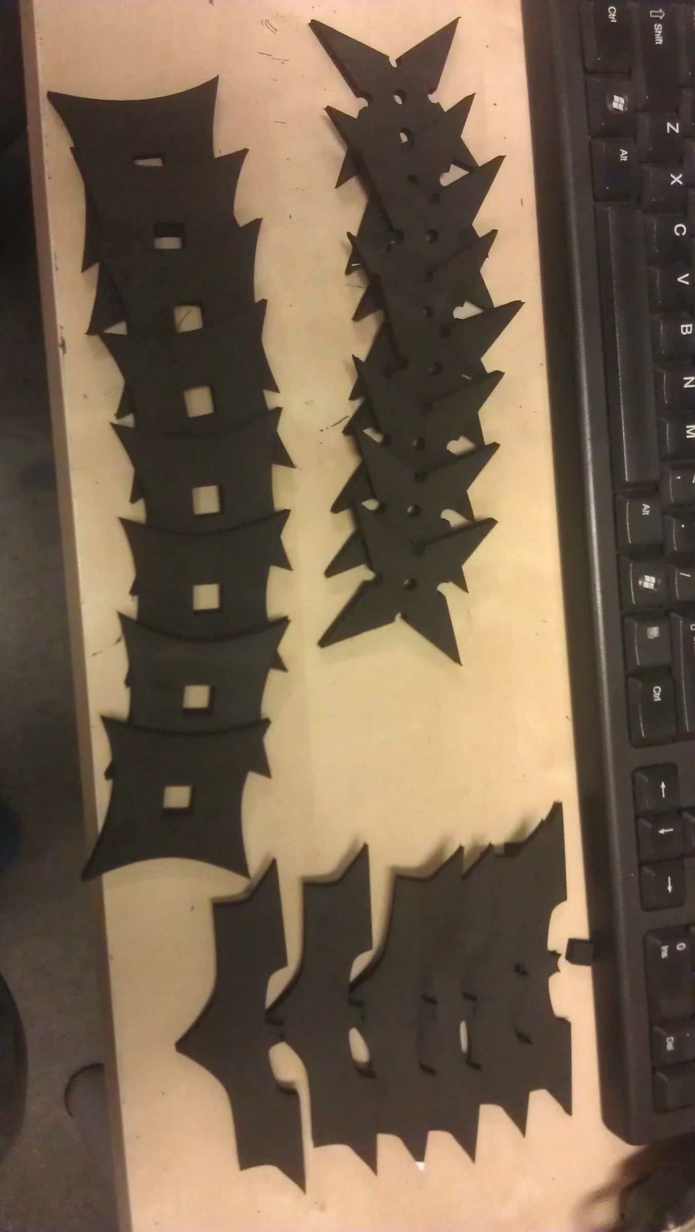 Laser Cut Craft Foam Throwing Stars for Your Kids (or Yourself)