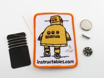 Hug &amp; Touch Sensitive Instructables Robot Patch